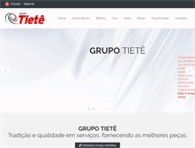 Tablet Screenshot of grupotiete.com.br